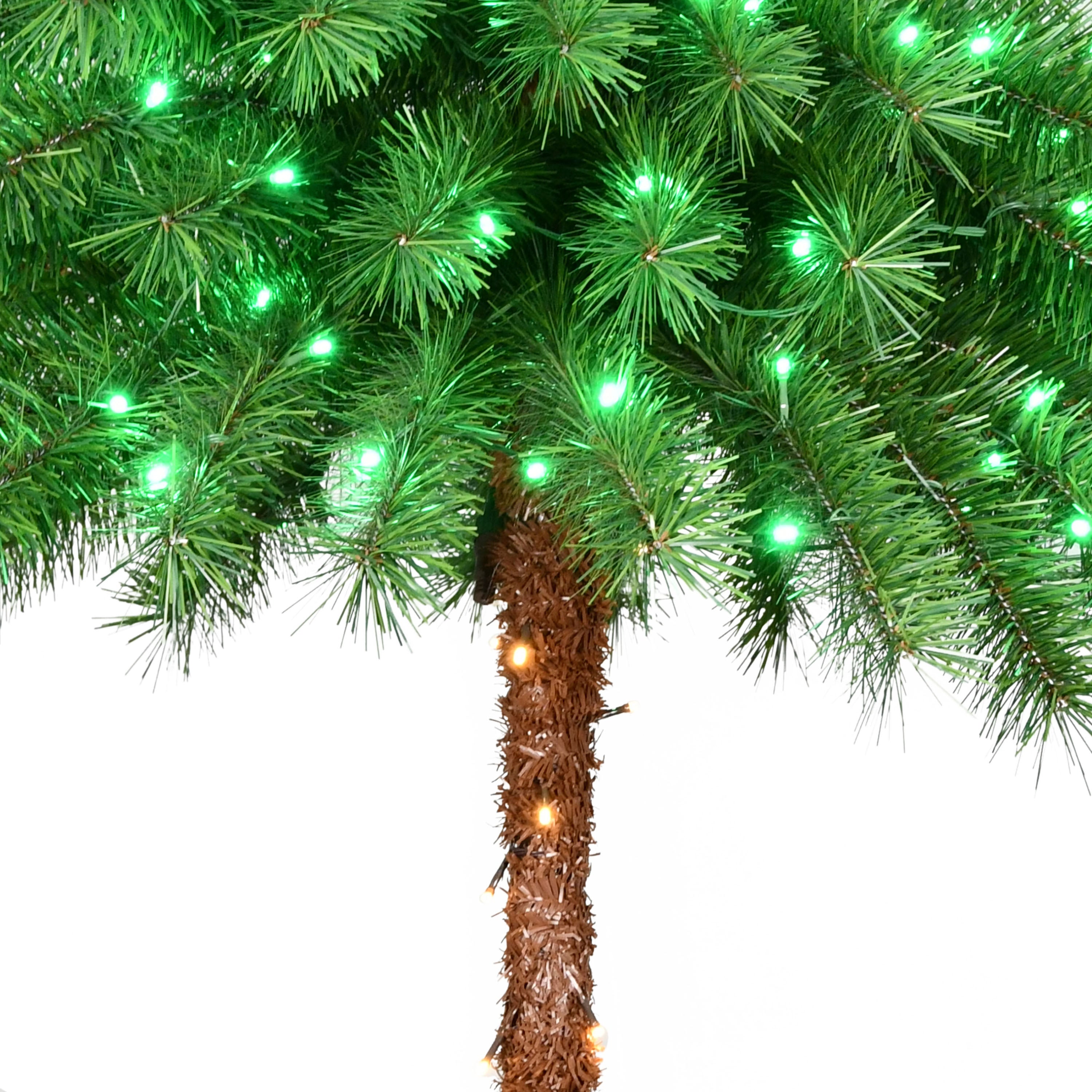 6' Pre-Lit Palm Tree